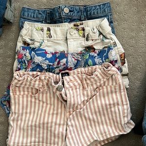 Girls gap shorts (4) size 7/8